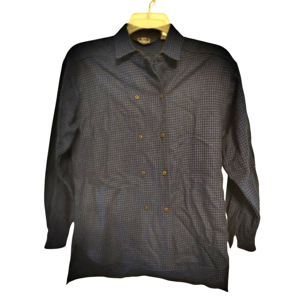 Vintage Women's Woolrich Button Front Buffalo Pla… - image 1